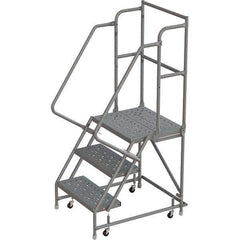 TRI-ARC - Rolling & Wall Mounted Ladders & Platforms Type: Rolling Warehouse Ladder Style: Rolling Platform Ladder - Apex Tool & Supply