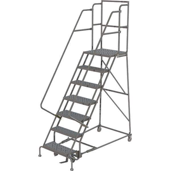 TRI-ARC - Rolling & Wall Mounted Ladders & Platforms Type: Rolling Warehouse Ladder Style: Rolling Platform Ladder - Apex Tool & Supply