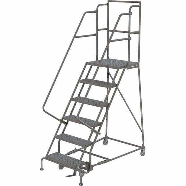 TRI-ARC - Rolling & Wall Mounted Ladders & Platforms Type: Rolling Warehouse Ladder Style: Rolling Platform Ladder - Apex Tool & Supply