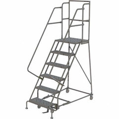 TRI-ARC - Rolling & Wall Mounted Ladders & Platforms Type: Rolling Warehouse Ladder Style: Rolling Platform Ladder - Apex Tool & Supply