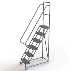 TRI-ARC - Rolling & Wall Mounted Ladders & Platforms Type: TiltNRoll Rolling Ladder Style: Tilt & Roll Safety Ladder - Apex Tool & Supply