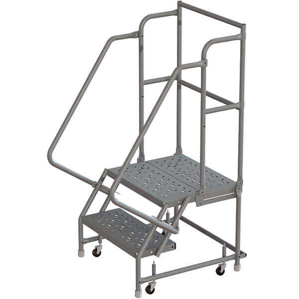 TRI-ARC - Rolling & Wall Mounted Ladders & Platforms Type: Rolling Warehouse Ladder Style: Rolling Platform Ladder - Apex Tool & Supply