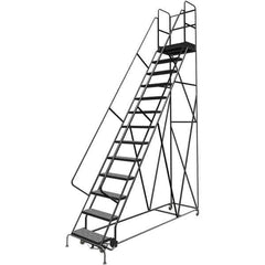 TRI-ARC - Rolling & Wall Mounted Ladders & Platforms Type: Rolling Warehouse Ladder Style: Rolling Platform Ladder - Apex Tool & Supply