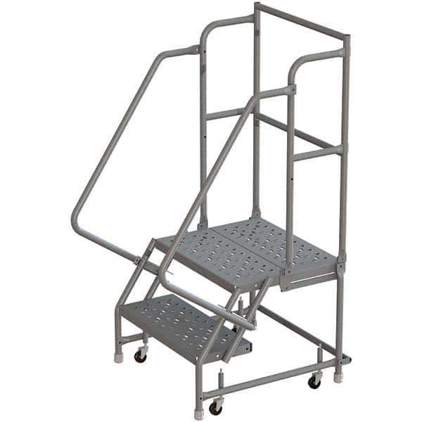 TRI-ARC - Rolling & Wall Mounted Ladders & Platforms Type: Rolling Warehouse Ladder Style: Rolling Platform Ladder - Apex Tool & Supply