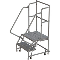 TRI-ARC - Rolling & Wall Mounted Ladders & Platforms Type: Rolling Warehouse Ladder Style: Rolling Platform Ladder - Apex Tool & Supply