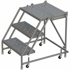 TRI-ARC - Rolling & Wall Mounted Ladders & Platforms Type: Rolling Warehouse Ladder Style: Rolling Platform Ladder - Apex Tool & Supply