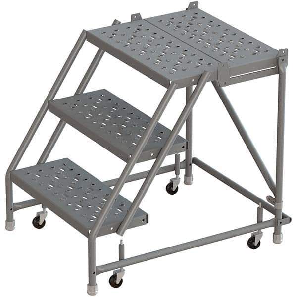 TRI-ARC - Rolling & Wall Mounted Ladders & Platforms Type: Rolling Warehouse Ladder Style: Rolling Platform Ladder - Apex Tool & Supply