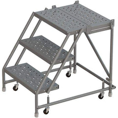 TRI-ARC - Rolling & Wall Mounted Ladders & Platforms Type: Rolling Warehouse Ladder Style: Rolling Platform Ladder - Apex Tool & Supply