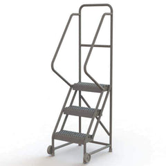 TRI-ARC - Rolling & Wall Mounted Ladders & Platforms Type: TiltNRoll Rolling Ladder Style: Tilt & Roll Safety Ladder - Apex Tool & Supply