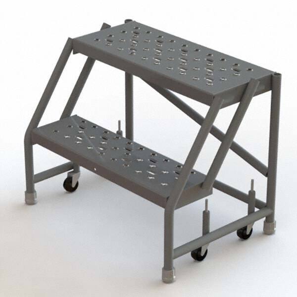 TRI-ARC - Rolling & Wall Mounted Ladders & Platforms Type: Rolling Warehouse Ladder Style: Rolling Platform Ladder - Apex Tool & Supply