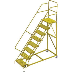 TRI-ARC - Rolling & Wall Mounted Ladders & Platforms Type: Stairway Slope Ladder Style: Forward Descent 50 Degree Incline - Apex Tool & Supply