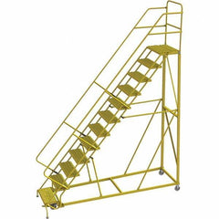 TRI-ARC - Rolling & Wall Mounted Ladders & Platforms Type: Stairway Slope Ladder Style: Forward Descent 50 Degree Incline - Apex Tool & Supply