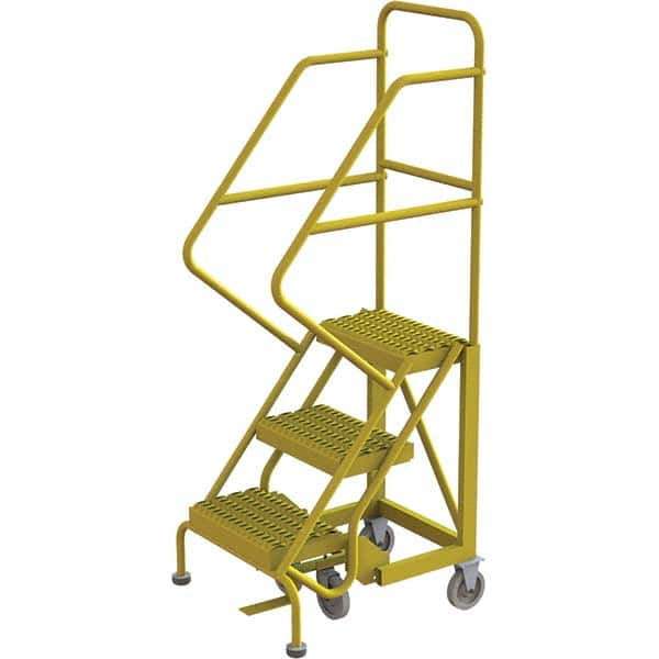 TRI-ARC - Rolling & Wall Mounted Ladders & Platforms Type: Stairway Slope Ladder Style: Forward Descent 50 Degree Incline - Apex Tool & Supply