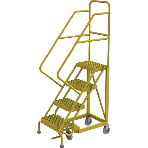 TRI-ARC - Rolling & Wall Mounted Ladders & Platforms Type: Stairway Slope Ladder Style: Forward Descent 50 Degree Incline - Apex Tool & Supply