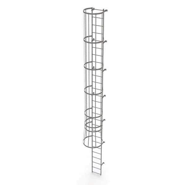 TRI-ARC - Rolling & Wall Mounted Ladders & Platforms Type: Fixed Ladder Style: Safety Cage - Apex Tool & Supply