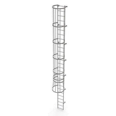 TRI-ARC - Rolling & Wall Mounted Ladders & Platforms Type: Fixed Ladder Style: Safety Cage - Apex Tool & Supply