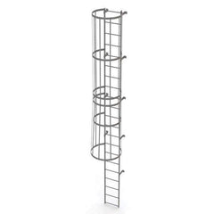 TRI-ARC - Rolling & Wall Mounted Ladders & Platforms Type: Fixed Ladder Style: Safety Cage - Apex Tool & Supply
