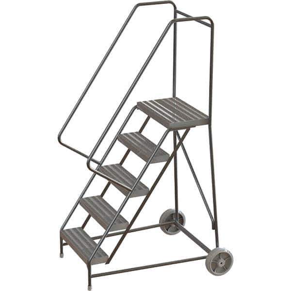 TRI-ARC - Rolling & Wall Mounted Ladders & Platforms Type: Rolling Warehouse Ladder Style: Rolling Safety Ladder - Apex Tool & Supply