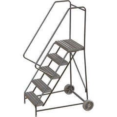 TRI-ARC - Rolling & Wall Mounted Ladders & Platforms Type: Rolling Warehouse Ladder Style: Rolling Safety Ladder - Apex Tool & Supply