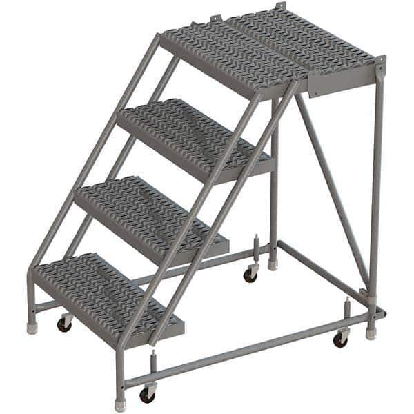 TRI-ARC - Rolling & Wall Mounted Ladders & Platforms Type: Rolling Warehouse Ladder Style: Rolling Platform Ladder - Apex Tool & Supply