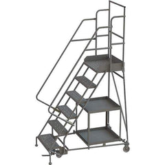 TRI-ARC - Rolling & Wall Mounted Ladders & Platforms Type: Stock-Picking Ladder Style: Rolling Safety Stock Picking Ladder - Apex Tool & Supply