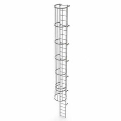 TRI-ARC - Rolling & Wall Mounted Ladders & Platforms Type: Fixed Ladder Style: Safety Cage - Apex Tool & Supply