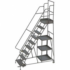 TRI-ARC - Rolling & Wall Mounted Ladders & Platforms Type: Stock-Picking Ladder Style: Rolling Safety Stock Picking Ladder - Apex Tool & Supply