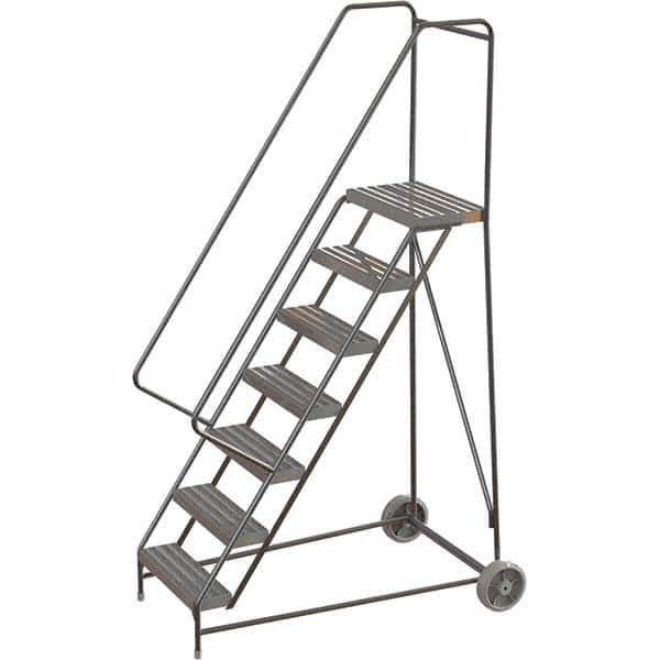 TRI-ARC - Rolling & Wall Mounted Ladders & Platforms Type: Rolling Warehouse Ladder Style: Rolling Safety Ladder - Apex Tool & Supply