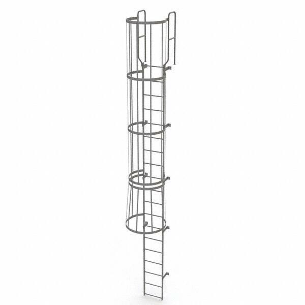 TRI-ARC - Rolling & Wall Mounted Ladders & Platforms Type: Fixed Ladder Style: Safety Cage - Apex Tool & Supply