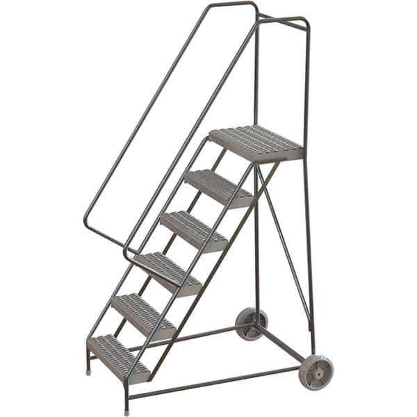 TRI-ARC - Rolling & Wall Mounted Ladders & Platforms Type: Rolling Warehouse Ladder Style: Rolling Safety Ladder - Apex Tool & Supply