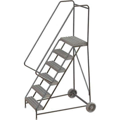 TRI-ARC - Rolling & Wall Mounted Ladders & Platforms Type: Rolling Warehouse Ladder Style: Rolling Safety Ladder - Apex Tool & Supply
