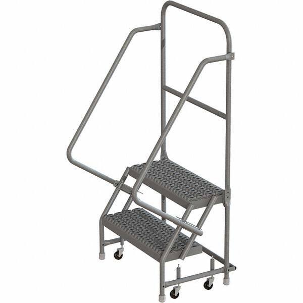 TRI-ARC - Rolling & Wall Mounted Ladders & Platforms Type: Rolling Warehouse Ladder Style: Rolling Platform Ladder - Apex Tool & Supply