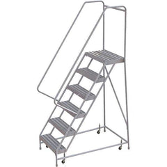 TRI-ARC - Rolling & Wall Mounted Ladders & Platforms Type: Rolling Warehouse Ladder Style: Rolling Safety Ladder - Apex Tool & Supply