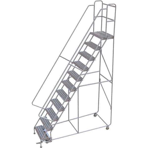 TRI-ARC - Rolling & Wall Mounted Ladders & Platforms Type: Rolling Warehouse Ladder Style: Rolling Safety Ladder - Apex Tool & Supply
