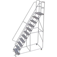 TRI-ARC - Rolling & Wall Mounted Ladders & Platforms Type: Rolling Warehouse Ladder Style: Rolling Safety Ladder - Apex Tool & Supply