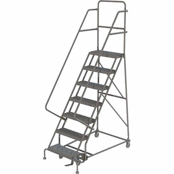 TRI-ARC - Rolling & Wall Mounted Ladders & Platforms Type: Rolling Warehouse Ladder Style: Rolling Platform Ladder - Apex Tool & Supply