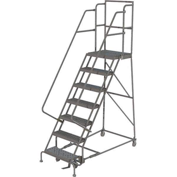 TRI-ARC - Rolling & Wall Mounted Ladders & Platforms Type: Rolling Warehouse Ladder Style: Rolling Platform Ladder - Apex Tool & Supply