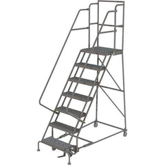 TRI-ARC - Rolling & Wall Mounted Ladders & Platforms Type: Rolling Warehouse Ladder Style: Rolling Platform Ladder - Apex Tool & Supply