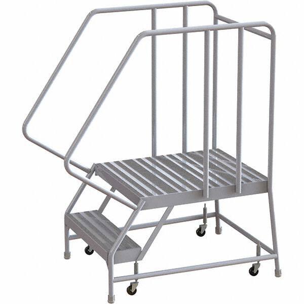 TRI-ARC - Rolling & Wall Mounted Ladders & Platforms Type: Rolling Warehouse Ladder Style: Rolling Safety Ladder - Apex Tool & Supply
