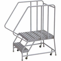 TRI-ARC - Rolling & Wall Mounted Ladders & Platforms Type: Rolling Warehouse Ladder Style: Rolling Safety Ladder - Apex Tool & Supply