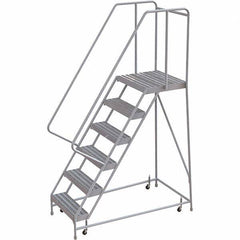 TRI-ARC - Rolling & Wall Mounted Ladders & Platforms Type: Rolling Warehouse Ladder Style: Rolling Safety Ladder - Apex Tool & Supply