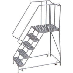TRI-ARC - Rolling & Wall Mounted Ladders & Platforms Type: Rolling Warehouse Ladder Style: Rolling Safety Ladder - Apex Tool & Supply