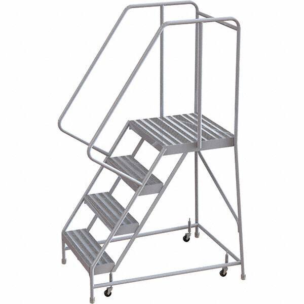 TRI-ARC - Rolling & Wall Mounted Ladders & Platforms Type: Rolling Warehouse Ladder Style: Rolling Safety Ladder - Apex Tool & Supply