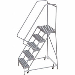 TRI-ARC - Rolling & Wall Mounted Ladders & Platforms Type: Rolling Warehouse Ladder Style: Rolling Safety Ladder - Apex Tool & Supply