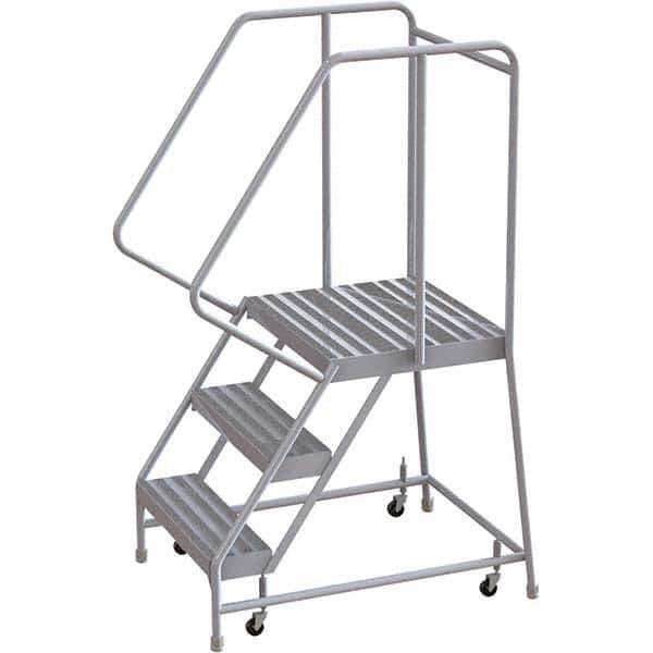 TRI-ARC - Rolling & Wall Mounted Ladders & Platforms Type: Rolling Warehouse Ladder Style: Rolling Safety Ladder - Apex Tool & Supply