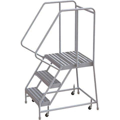 TRI-ARC - Rolling & Wall Mounted Ladders & Platforms Type: Rolling Warehouse Ladder Style: Rolling Safety Ladder - Apex Tool & Supply