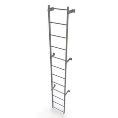 TRI-ARC - Rolling & Wall Mounted Ladders & Platforms Type: Fixed Ladder Style: Safety Cage - Apex Tool & Supply