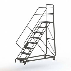 TRI-ARC - Rolling & Wall Mounted Ladders & Platforms Type: Stairway Slope Ladder Style: Rolling Safety Ladder - Apex Tool & Supply