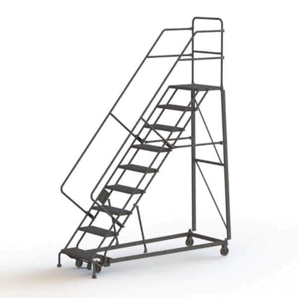 TRI-ARC - Rolling & Wall Mounted Ladders & Platforms Type: Stairway Slope Ladder Style: Rolling Safety Ladder - Apex Tool & Supply