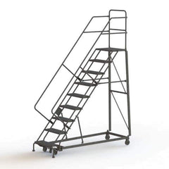 TRI-ARC - Rolling & Wall Mounted Ladders & Platforms Type: Stairway Slope Ladder Style: Rolling Safety Ladder - Apex Tool & Supply
